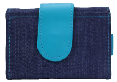

VS Creation Girls Blue Denim Wallet(1 Card Slot), Blue denim blue
