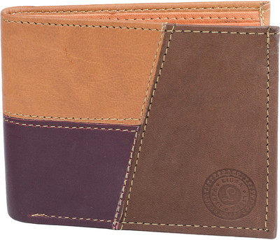 

Exit9 Men Multicolor Genuine Leather Wallet(3 Card Slots), Multi-colour