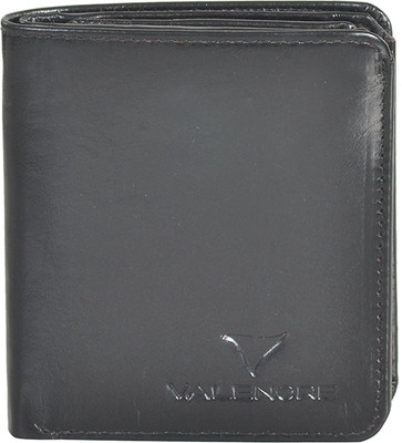 

VALENORE Men Black Genuine Leather Wallet(7 Card Slots)