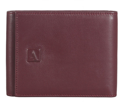 

Adamis Men Maroon Genuine Leather Wallet(9 Card Slots)