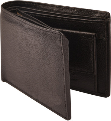 

Death by Color Men Black Genuine Leather Wallet(9 Card Slots)