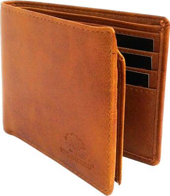 

NUKAICHAU Men Tan Artificial Leather Wallet(10 Card Slots), Tan 10