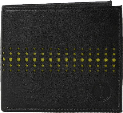 

INLAY Boys Black Genuine Leather Wallet(8 Card Slots)