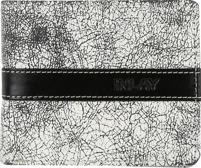 

INLAY Boys Black Genuine Leather Wallet(10 Card Slots)