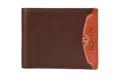 

Scharf Men Brown Genuine Leather Wallet(10 Card Slots), Brown-mwa17