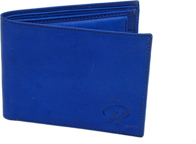 

Pranjals House Men Blue Genuine Leather Wallet(7 Card Slots)