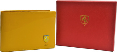

Carvs Men Yellow Artificial Leather Wallet(7 Card Slots)