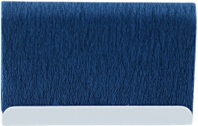 

ShopoSite Men Blue Artificial Leather Card Holder(1 Card Slot)