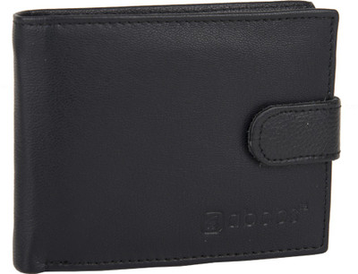 

Abcos Men Black Genuine Leather Wallet(7 Card Slots), W0028-black