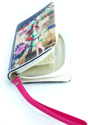 

Magnas Girls Multicolor Artificial Leather Wallet(8 Card Slots), Multi-color