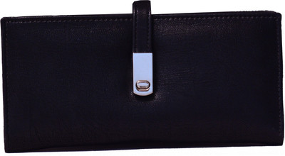 

Kinberry Girls Black Genuine Leather Document Holder(8 Card Slots), Balck