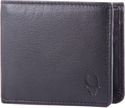 

WildHorn Men Black Genuine Leather Wallet(6 Card Slots)