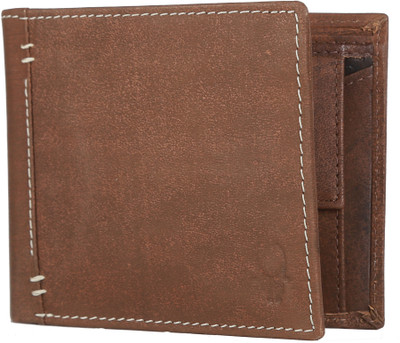 

WildHorn Men Brown Genuine Leather Wallet(5 Card Slots)