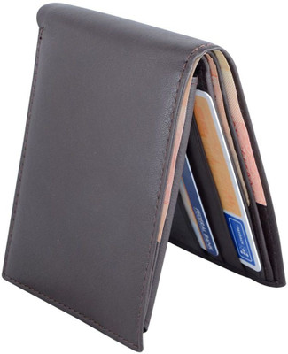 

HolBoro Men Brown Genuine Leather Wallet(6 Card Slots), Brown-1