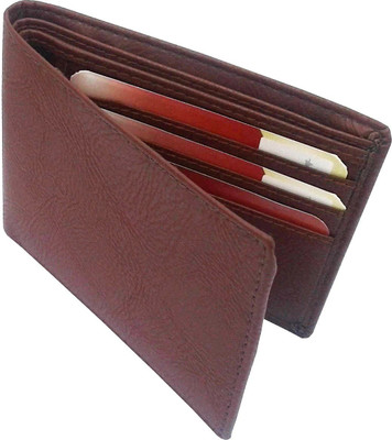

REBECO Men Brown Artificial Leather Wallet(6 Card Slots)