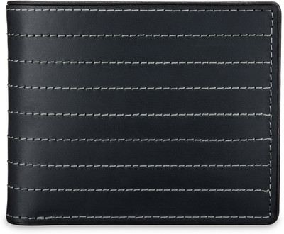 

Teakwood Men Black Genuine Leather Wallet(8 Card Slots)
