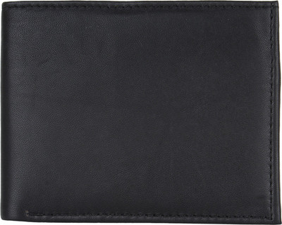 

C4U Men Black Artificial Leather Wallet(8 Card Slots)