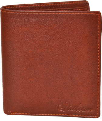 

Paranoid Men Brown Genuine Leather Wallet(9 Card Slots)