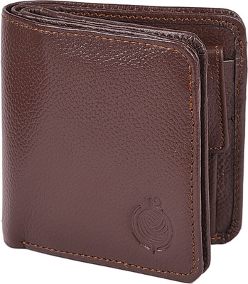 

Taksh Men Tan Genuine Leather Wallet(11 Card Slots)