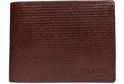 

Hide & Sleek Men Brown Genuine Leather Wallet(7 Card Slots)