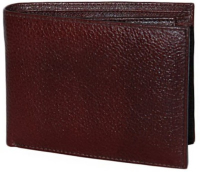 

Shopping Store Men Brown Genuine Leather Wallet(5 Card Slots)