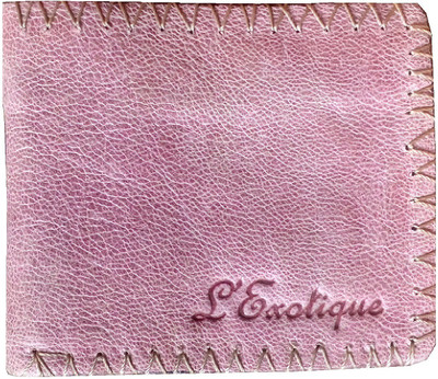 

L'Exotique Women Purple Genuine Leather Wallet(3 Card Slots)