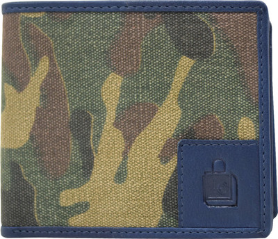 

Le Craf Men Multicolor Canvas Wallet(6 Card Slots)