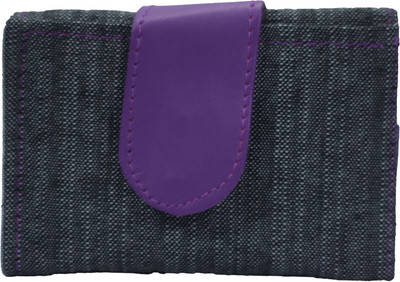 

VS Creation Girls Purple, Blue Denim Wallet(1 Card Slot), Purple denim blue