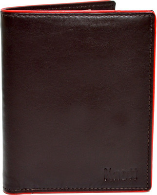 

Knott Men Brown Genuine Leather Wallet(12 Card Slots), Brown-22