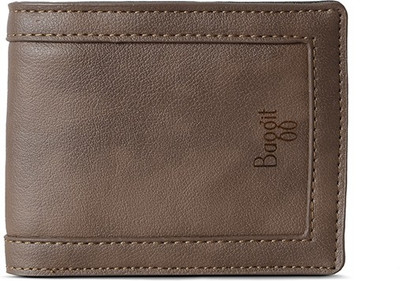 

Baggit Men Beige Artificial Leather Wallet(6 Card Slots), Smoke