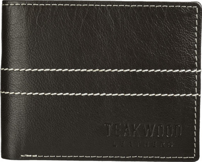 

Teakwood Men Brown Genuine Leather Wallet(4 Card Slots)