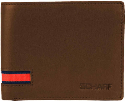 

Scharf Men Brown Genuine Leather Wallet(11 Card Slots), Brown-mwa06