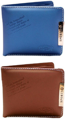 

Assashion Boys Blue, Beige Artificial Leather Wallet(3 Card Slots), Blue;coffee brown