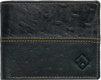 

Giani Bernard Men Black Genuine Leather Wallet(7 Card Slots), Black-01