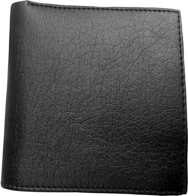

Eagle Buzz Men Black Genuine Leather Wallet(3 Card Slots)