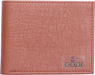 

OODI Men Brown Genuine Leather Wallet(5 Card Slots)
