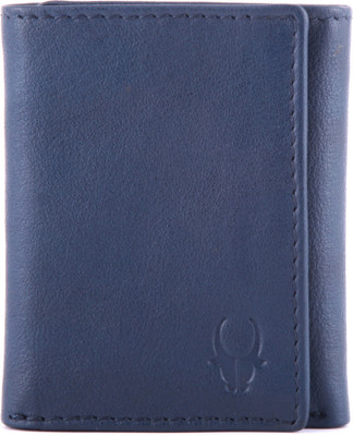 

WildHorn Men Blue Genuine Leather Wallet(6 Card Slots)