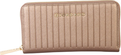 

Giordano Women Casual Beige Genuine Leather Wallet(4 Card Slots), Brown