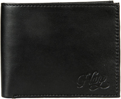 

storeharp Men Black Artificial Leather Wallet(8 Card Slots)