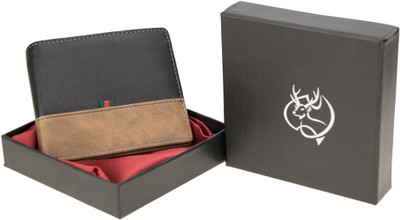 

Zeva Men Black, Brown Artificial Leather Wallet(3 Card Slots)
