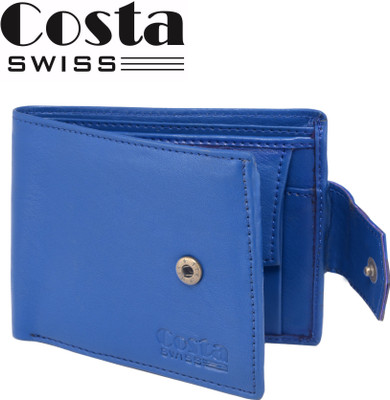

Costa Swiss Boys Blue Genuine Leather Wallet(9 Card Slots)