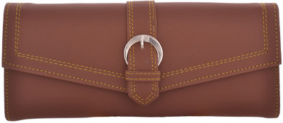 

Cuddle Girls Casual, Formal, Travel, Trendy Multicolor Fabric Wallet(4 Card Slots), Brown