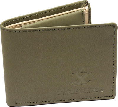 

Cay Men Green Artificial Leather Wallet(5 Card Slots)