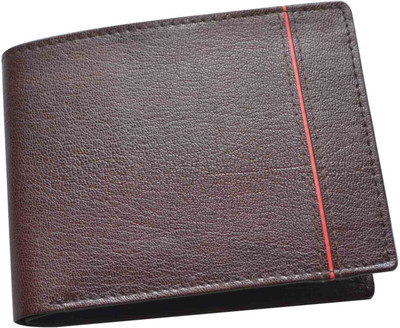 

Knott Men Brown, Tan Genuine Leather Wallet(5 Card Slots), Brown-12
