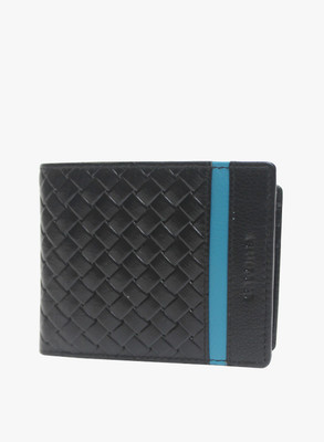 

La Roma Men Black Genuine Leather Wallet(8 Card Slots)