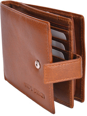 

Hidestitch Men Tan Genuine Leather Wallet(5 Card Slots), Tan-04