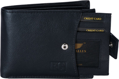 

Royster Callus Men Black Genuine Leather Wallet(5 Card Slots)