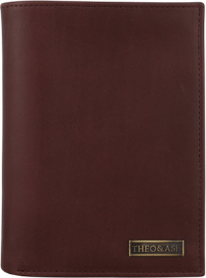 

Theo&Ash Men Brown Genuine Leather Wallet(7 Card Slots), Hickory brown