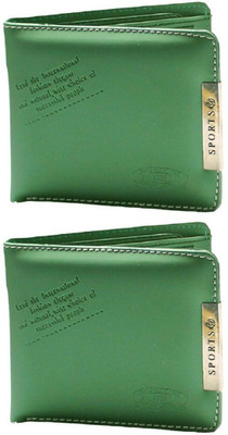 

Assashion Boys Green Artificial Leather Wallet(3 Card Slots)
