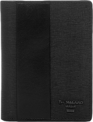 

Da Milano Men Black Genuine Leather Wallet(7 Card Slots)